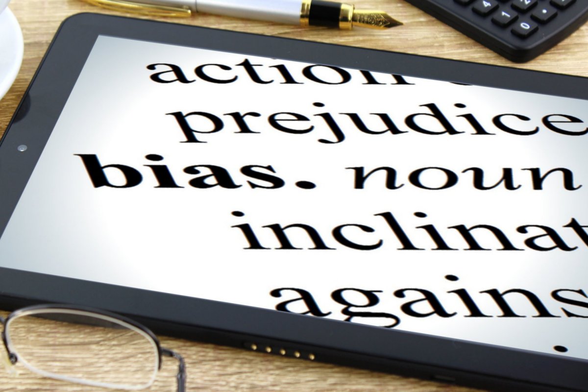 Image showing the word bias, prejudice, action, inclination, etc.